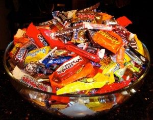 bowl of candy