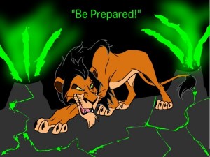 Scar Be Prepared