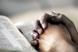 Praying Hands bible